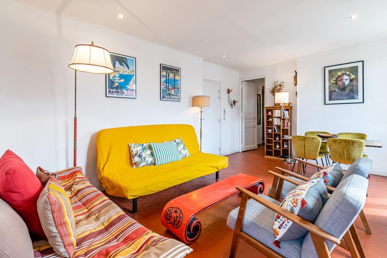 Ferienwohnung Balcon Filant, Vue 180, Store, Netflix, Clim ,Ascenseur, T2 Marseilles Exterior foto