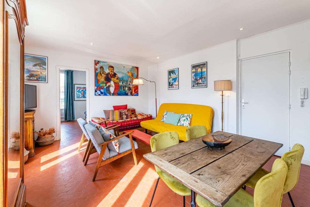 Ferienwohnung Balcon Filant, Vue 180, Store, Netflix, Clim ,Ascenseur, T2 Marseilles Exterior foto